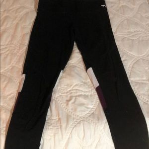 Victoria’s Secret Pink Black Cotton Leggings